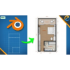 Design floor plans quickly and easily with Blender